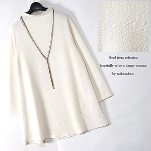 #100 jpy start * outlet #yk/ bottleneck Jaguar do tunic / ivory /M-L size 