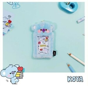 BT21 公式　KOYA　フォトカードキーホルダー VER.2 韓国　K-POP☆BTS 防弾少年団 ラップモンスター ふわふわ　もこもこ　キーホルダー