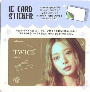 韓国　K-POP☆TWICE トゥワイス　ツウィ☆IC CARD STICKER カードステッカー　SUICA　ステッカー　6-9