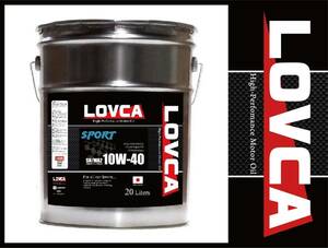 # free shipping #LOVCA SPORT 10W-40 20L SN MA2#lipi-ta coming out one after another!2 wheel 4 wheel combined use engine oil 100% chemosynthesis oil PAO+VHVI made in Japan Rav ka#LS1040-20