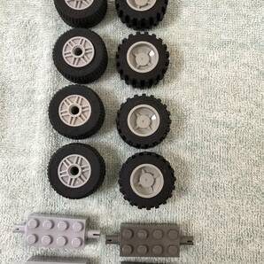ジャンク 部品 レゴ テクニック タイヤ ホイール 車輪セット 30.4ｘ14 タイヤ2種類 （その6）    0120－00830－16の画像1