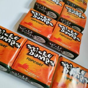 新品未使用正規品本物sticky bumpsスティッキーバンプスサーフWAXトップコートwarm〜 tropical用9個送料無料