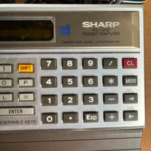 SHARP ポケットコンピュータ PC-1210 /カセットインターフェース CE-121 の画像5