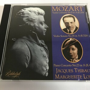 SI834 THIBAUD AND LONG PLAY MOZART 【CD】 0404の画像1