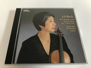 SI843 潮田益子 / バッハ / 無伴奏ヴァイオリンのた 【CD】 0404