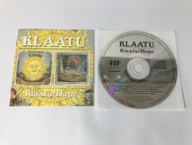 SI730 Klaatu / Klaatu/Hope 【CD】 0411_画像1