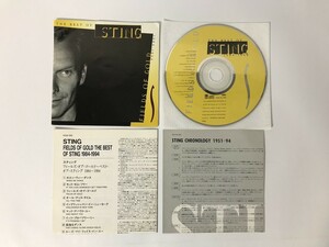 SI739 STING / FIELDS OF GOLD THE BEST OF STING 1984-1994 【CD】 0411