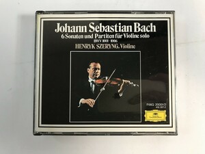 SJ731 ヘンリク・シェリング(ヴァイオリン) / J・S・バッハ：無伴奏ヴァイオリンのためのソナタとパルティータ 【CD】 422