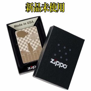 新品未使用　ジッポー　Zippo ライター 防風 真鍮製 猫 ネコと雲 シルバー　ネコポス発送