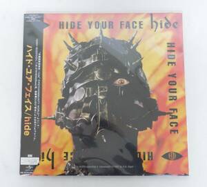 030C911D*[ complete accepting an order limitated production record ] hide HIDE YOUR FACEhite hyde yua face 2 sheets set analogue record obi attaching 