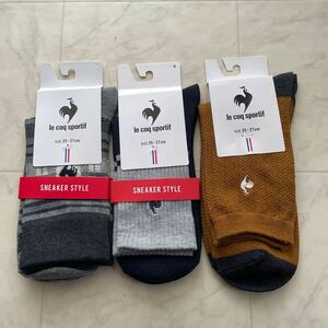 le coq sportif ルコック　ソックス　3足セット 25-27㎝　②