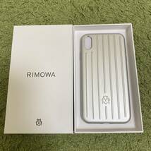 RIMOWA リモワ iPhoneXs Max用 スマホケース シルバー_画像1