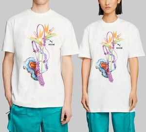 プーマ コシェ コラボ グラフィック Tシャツ USサイズL (XL相当) 定価10450円 ホワイト 白 KOCHE ユニセックス 半袖 送料370円