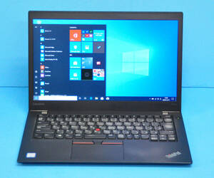 ♪ 上位モデル フルHD LENOVO T470S ♪ 第7世代 Corei5-7200U メモリ8GB SSD 256GB カメラ Office2019 Win11