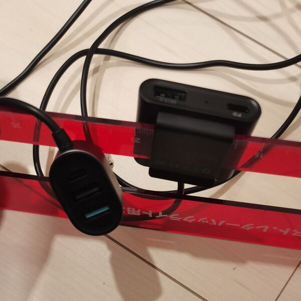 シガー ソケット USB 携帯 充電器 後席用