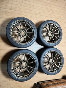 ADVAN Racing RS3 18× 9.5J +45 4本セット スーパーGTRデザイン　コンケーブ有　ブロンズ　Yokohama　アドバン　ヨコハマ　ホイール　軽量