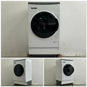 T702☆IRIS OHYAMA アイリスオーヤマ ドラム式洗濯乾燥機 HDK832A 洗濯8kg 2021年製 難有の画像3