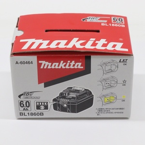 純正　未使用　マキタ　18V　充電池　バッテリ　6.0Ah　BL1860B　バッテリー