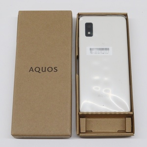 未使用　Yモバイル　AQUOS wish3　ホワイト　A302SH　アクオス　ウィッシュ　3　スマートフォン　SIMフリー　本体　②