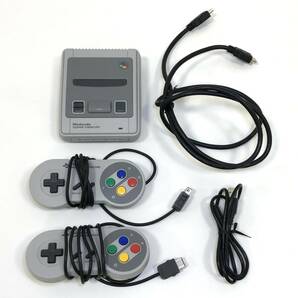 【1円～】ニンテンドークラシックミニ スーパーファミコン 本体 動作品 nintendo 任天堂 スーファミmini【中古品】の画像1