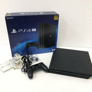 【1円～】PS4 Pro 2TB CUH-7200C ジェットブラック プレステ4 SONY PlayStation4 ゲーム機 本体 動作品【中古品】