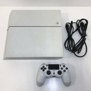 【1円～】PlayStation4 CUH1200A グレイシャーホワイト 本体 コントローラ ケーブル プレステ4 PS4 SONY 動作品 欠品有【中古品】