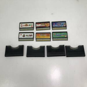 [1 jpy ~] WonderSwan game soft 6 piece summarize .... digimon Halo botsu soccer ...[ junk ]