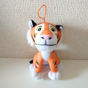 美品 ディズニー アラジン ラジャー　ぬいぐるみ Disney マスコット バックチャーム キーホルダー　人形　Aladdin Tiger　虎　トラ