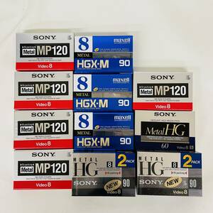 13本セット video8 metal8 SONY/maxell ※2400010371929