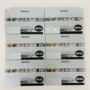 6本セット カセットテープ KCD4-60 DENON JACK Ⅳ 60 メタル ※2400010378546