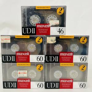 2巻×5個セット カセットテープ UDⅡ46/60（D）2P maxell ※2400010378560