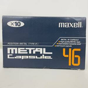 10本セット maxell M-CP46-10 metal capsule カセットテープ メタル ※ 2400010336119