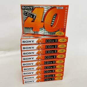 10本セット SONY C-40CDX2D カセットテープ ハイポジション※ 2400010381621