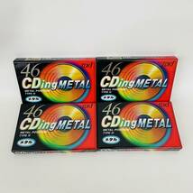 4本セット CDM-46G TDK カセットテープ メタル CDing ※ 2400010383502_画像1