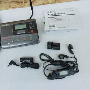 【ジャンク品】カセットレコーダー TCS-90 SONY ※2400010379093の画像5