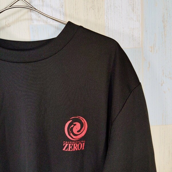 409 PROW RESTLING ZERO1 半袖Ｔシャツ　XL　黒 メッシュ