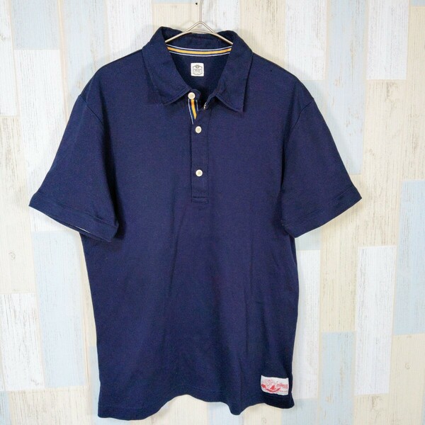 412 real made Hectic ポロシャツ　NAVY 半袖