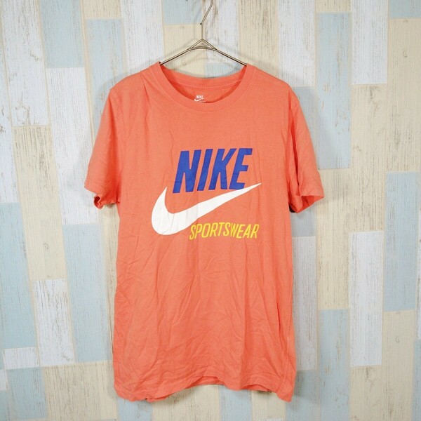 420 NIKE 半袖Tシャツ　Ｍ　ロゴ　オレンジ