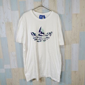 420 adidas　半袖Ｔシャツ　2XO ホワイト　プリント