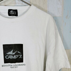 423 CAMP7 半袖 Tシャツ　Ｍ　ホワイト