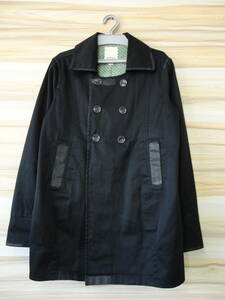 1026[ Honshu only free shipping ]DIESEL diesel men's outer coat black XS size 