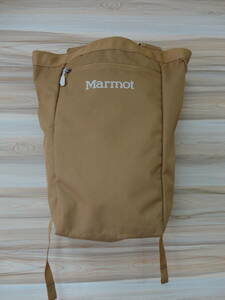 1086[ Honshu only free shipping ]Marmot Marmot men's rucksack beige bucket type nylon material 