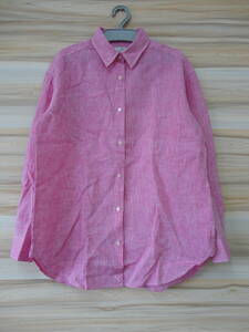 1111[ Honshu only free shipping ]JOURNAL STANDARD L'ESSAGE Journal Standard re surge . lady's shirt blouse pink made in Japan 