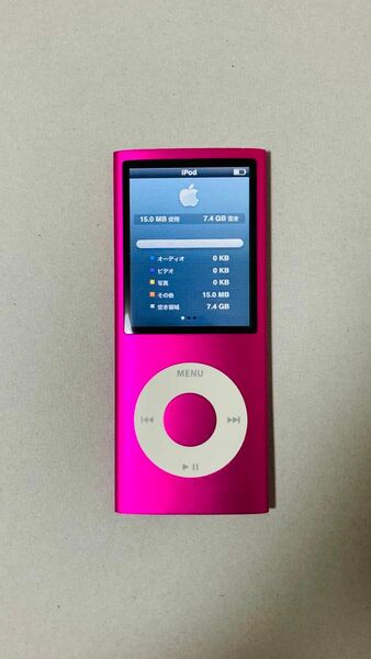 Apple iPod nano 第四世代　 8GB ピンク