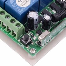 12v 4chリモコン スイッチ 315mhz ワイヤレス リモコン 12v 10A 無線 リモコン ワイヤレス制御用のレシーバー_画像8