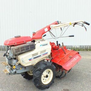 【新潟】Yanmar 管理機/耕うん機 YK600 5馬力 作業幅45cm 中古 畝立て うね 畦 土揚げ 土寄せ 耕運 耕耘 ネギ ねぎ 畑 ハウス 倉庫保管