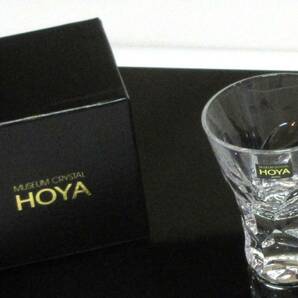 ★HOYA CRYSTAL ホヤクリスタルガラス ショットグラス 箱付 CTN976B 現品限 生産終了品の画像1