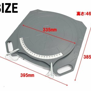 ターニングラジアスゲージ 簡易アライメントテスター 2コセット 認証工具 THM020の画像2