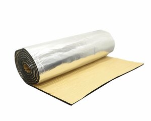  deadning aluminium insulation isolation mat insulation . sound seat ( thickness 15.× width 1000.× length 5M)50630 *