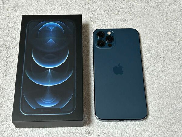 最終値下げ　Apple (アップル) iPhone 12 Pro 128GB パシフィックブルー　MGM83J/A